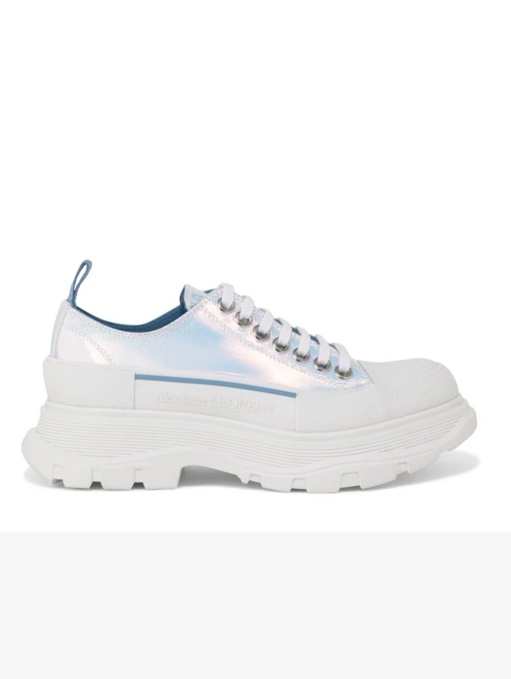 Alexander McQueen Tread Slick Iridescent Sneakers, 41